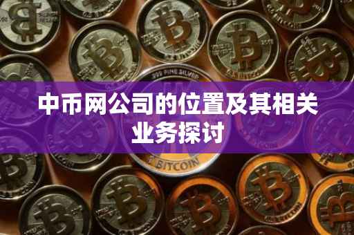 中币网公司的位置及其相关业务探讨