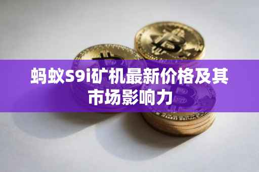蚂蚁S9i矿机最新价格及其市场影响力