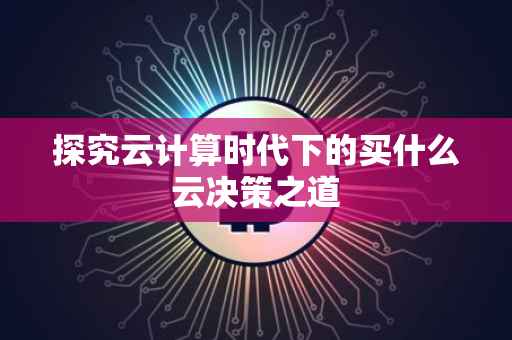 探究云计算时代下的买什么云决策之道