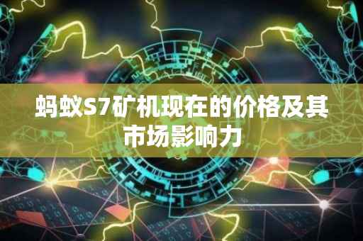 蚂蚁S7矿机现在的价格及其市场影响力