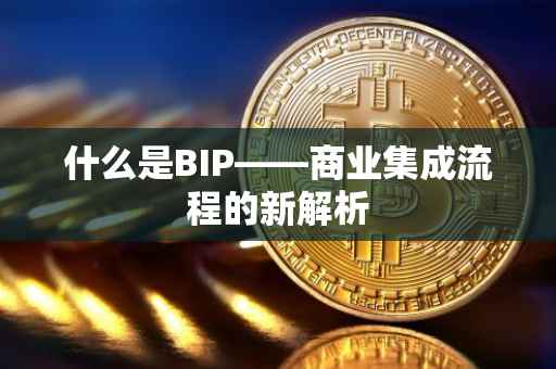 什么是BIP——商业集成流程的新解析