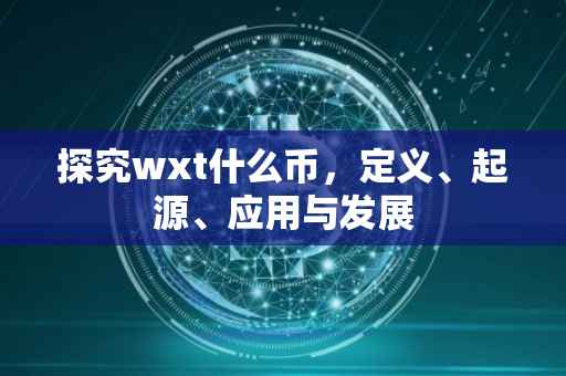 探究wxt什么币，定义、起源、应用与发展
