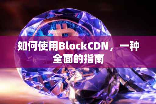 如何使用BlockCDN，一种全面的指南