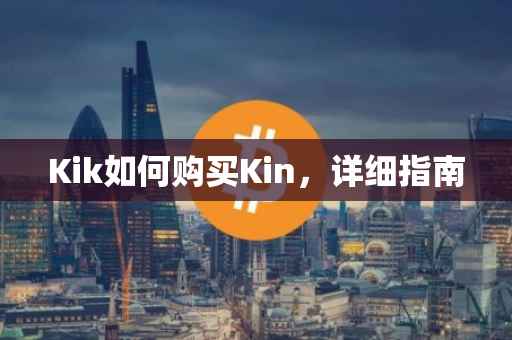 Kik如何购买Kin，详细指南