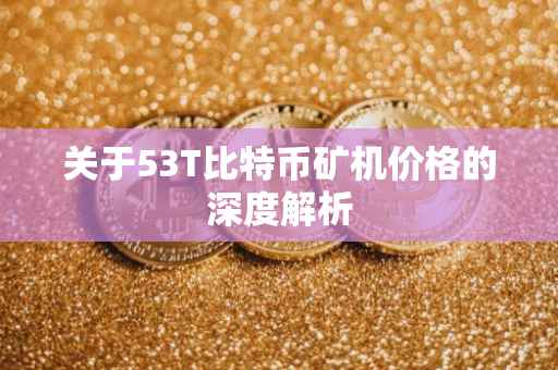关于53T比特币矿机价格的深度解析