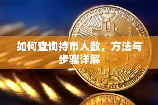 如何查询持币人数，方法与步骤详解