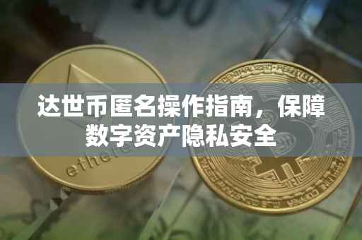 达世币匿名操作指南，保障数字资产隐私安全