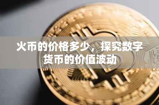 火币的价格多少，探究数字货币的价值波动