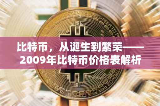 比特币，从诞生到繁荣——2009年比特币价格表解析