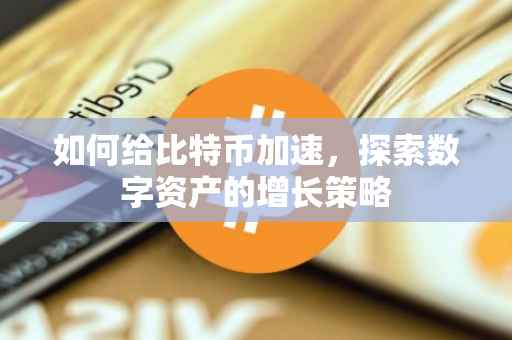 如何给比特币加速，探索数字资产的增长策略