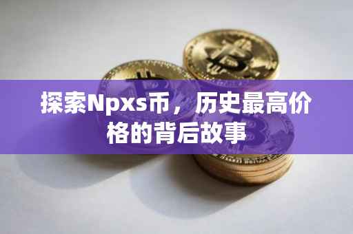 探索Npxs币，历史最高价格的背后故事