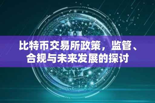 比特币交易所政策，监管、合规与未来发展的探讨
