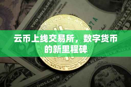 云币上线交易所，数字货币的新里程碑