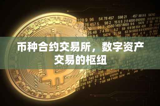 币种合约交易所，数字资产交易的枢纽