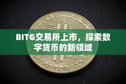 BITG交易所上市，探索数字货币的新领域