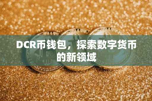 DCR币钱包，探索数字货币的新领域