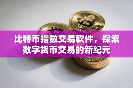 比特币指数交易软件，探索数字货币交易的新纪元