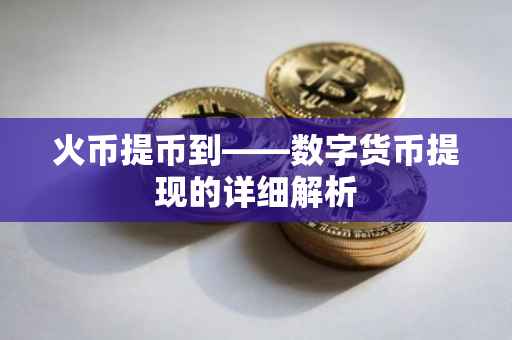 火币提币到——数字货币提现的详细解析