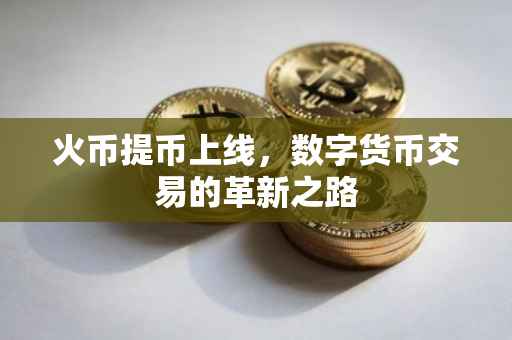 火币提币上线，数字货币交易的革新之路