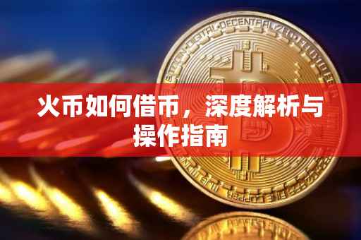 火币如何借币，深度解析与操作指南