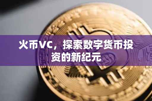 火币VC，探索数字货币投资的新纪元