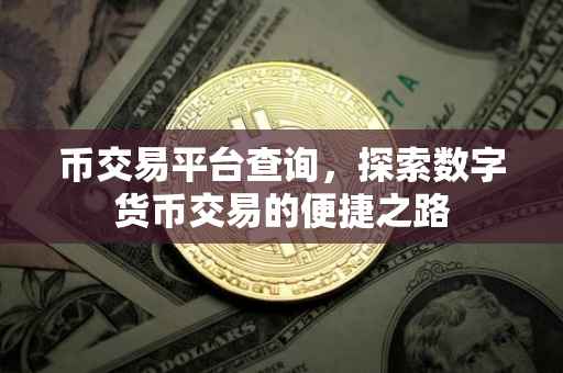 币交易平台查询，探索数字货币交易的便捷之路