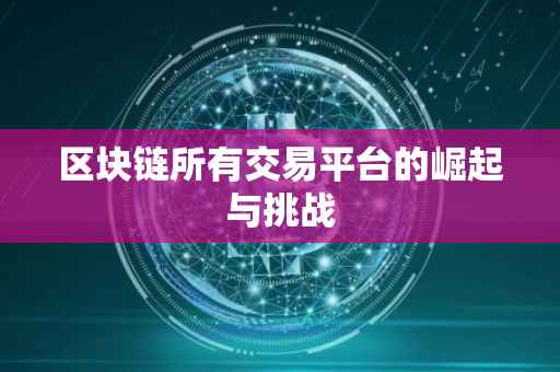 区块链所有交易平台的崛起与挑战