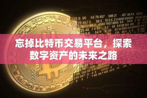 忘掉比特币交易平台，探索数字资产的未来之路