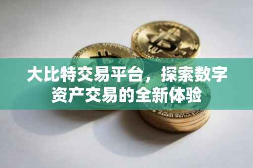 大比特交易平台，探索数字资产交易的全新体验