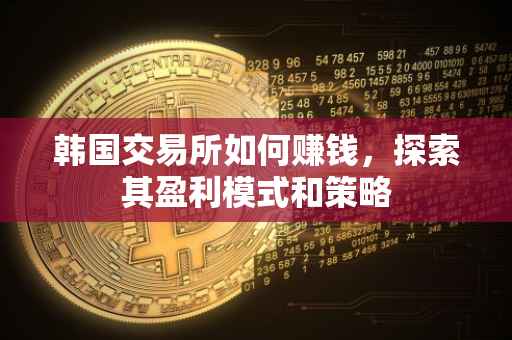 韩国交易所如何赚钱，探索其盈利模式和策略