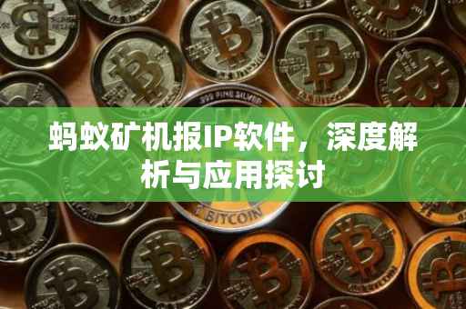 蚂蚁矿机报IP软件，深度解析与应用探讨
