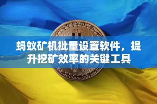 蚂蚁矿机批量设置软件，提升挖矿效率的关键工具