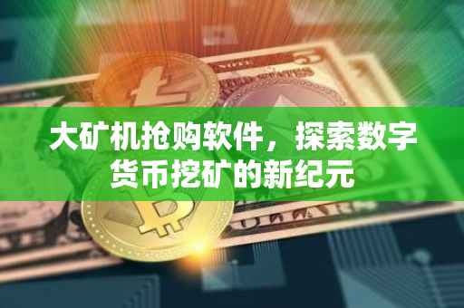 大矿机抢购软件，探索数字货币挖矿的新纪元