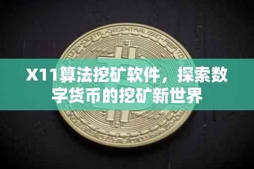 X11算法挖矿软件，探索数字货币的挖矿新世界