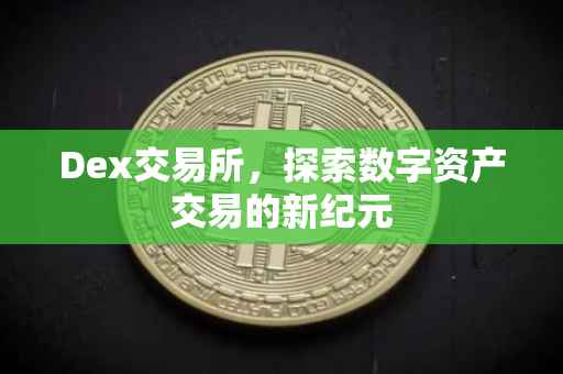 Dex交易所，探索数字资产交易的新纪元