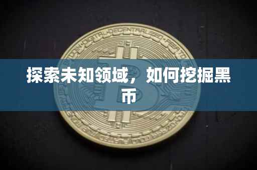 探索未知领域，如何挖掘黑币