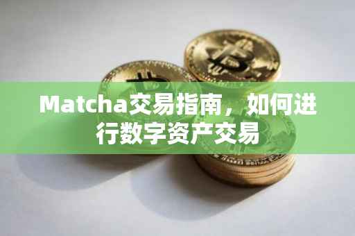 Matcha交易指南，如何进行数字资产交易