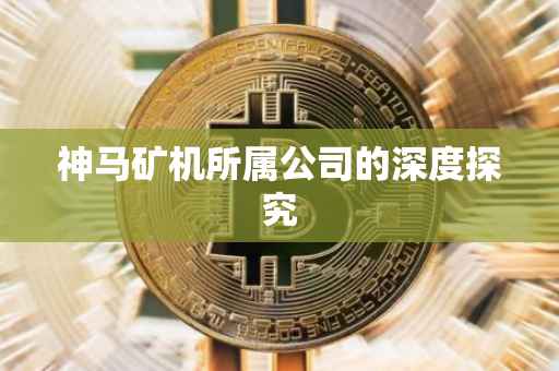 神马矿机所属公司的深度探究