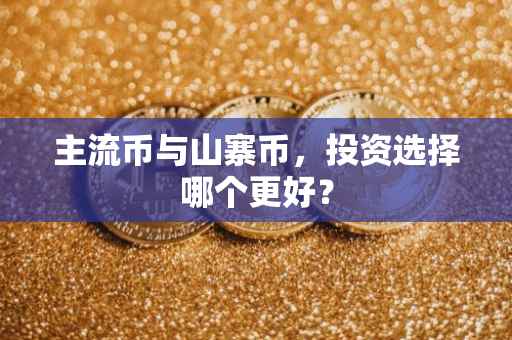 主流币与山寨币，投资选择哪个更好？