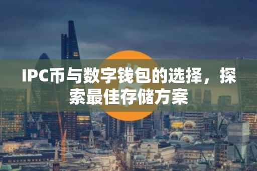 IPC币与数字钱包的选择，探索最佳存储方案
