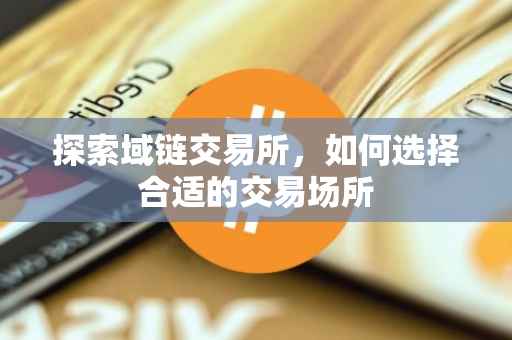 探索域链交易所，如何选择合适的交易场所