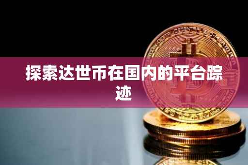 探索达世币在国内的平台踪迹