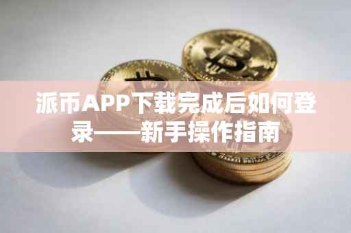 派币APP下载完成后如何登录——新手操作指南
