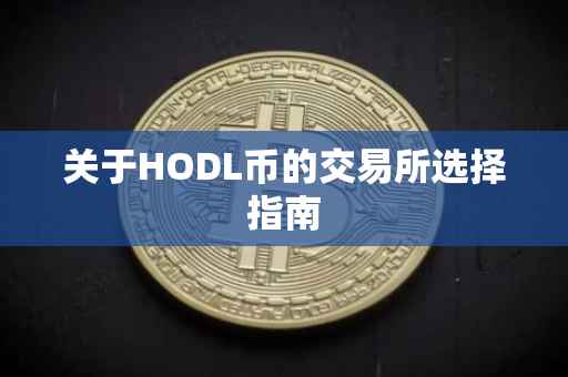 关于HODL币的交易所选择指南