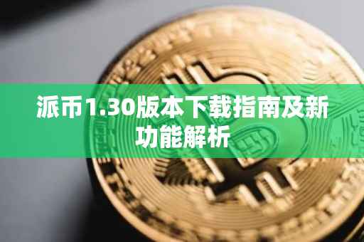 派币1.30版本下载指南及新功能解析