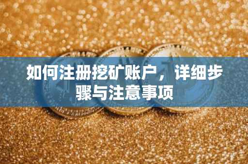 如何注册挖矿账户，详细步骤与注意事项