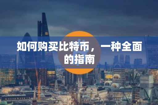 如何购买比特币，一种全面的指南