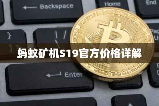 蚂蚁矿机S19官方价格详解