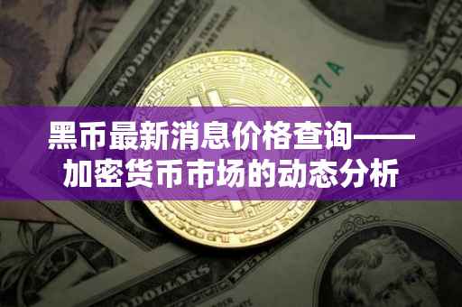黑币最新消息价格查询——加密货币市场的动态分析