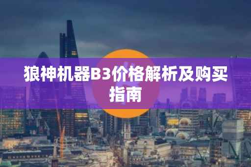 狼神机器B3价格解析及购买指南